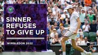 Jannik Sinner Wins an Unwinnable Point | Wimbledon 2022