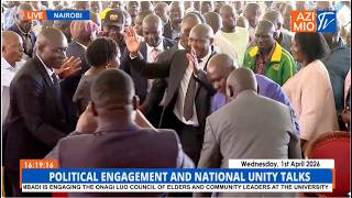 Watch Cs John Mbadi Storms Nairobi For High-Stakes National Unity Talks