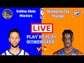 Oklahoma City Thunder at Golden State Warriors I May 08, 2021 I NBA LIVE SCOREBOARD I Interga