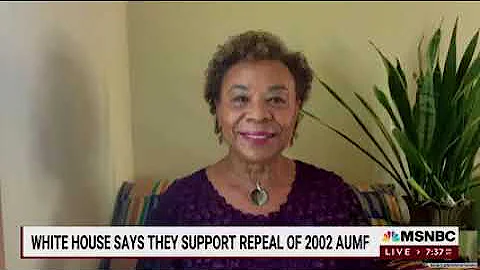 Congresswoman Barbara Lee Joins Joshua Johnson on MSNBC to Discuss 2002 AUMF Repeal Bill