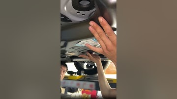 Car metal guard plate#cars #plate #chassis #carmodification #carlifestyle #carayolu