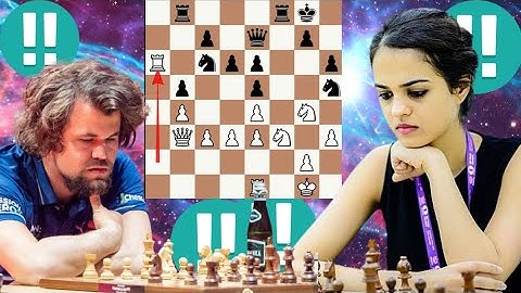 Magnus Carlsen vs Tania Sachdev chess game 67