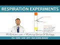 Respiration Experiments Quiz