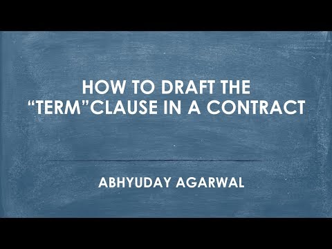 assignment clause draft