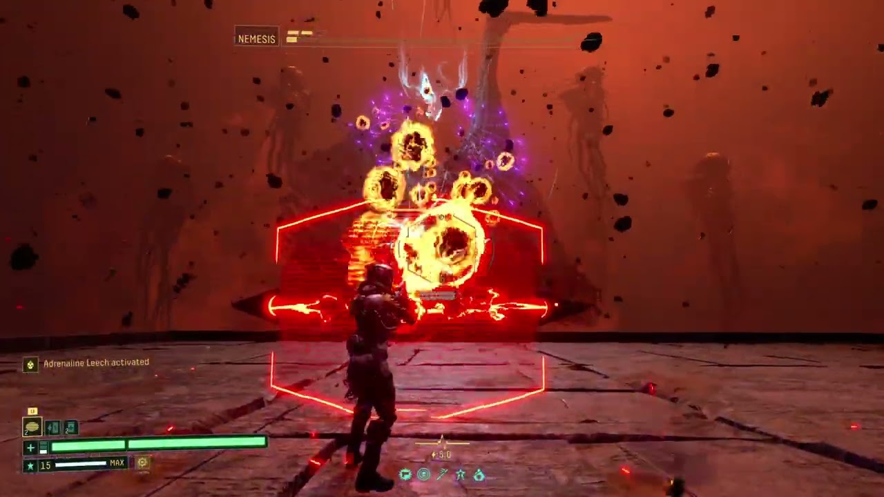 Nemesis Boss Fight Cheese: Returnal (Energy Barricade, No Damage)