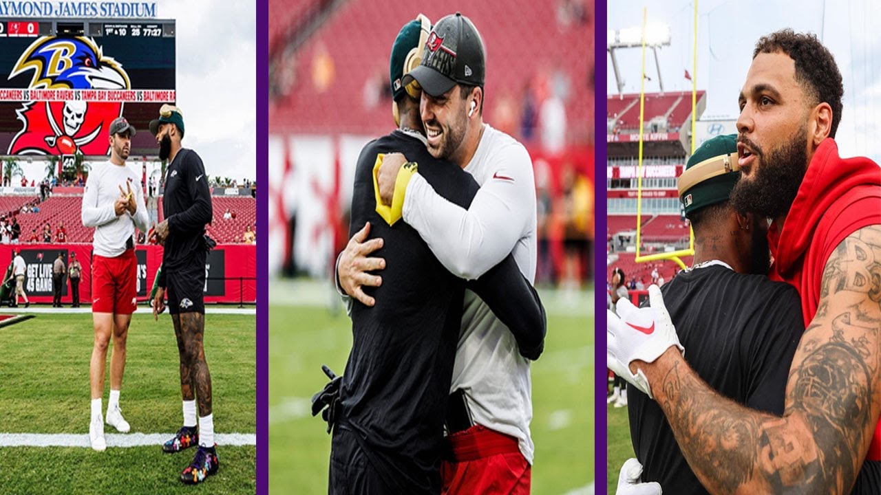 REUNION🤝 Baker Mayfield and Odell Beckham Jr Shares Old Memories