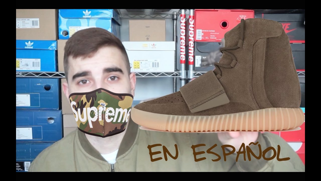 Yeezy 750 Chocolate En y Supreme - YouTube