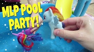 MY LITTLE PONY POOL PARTY! Ep 7 | Mommy Etc