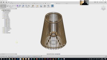 Lamp Shade Part 1 - Centre Ring - Autodesk Fusion 360