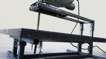 How to make Jigsaw Table / 2 in 1 DIY scroll saw  from a jigsaw machina part 2