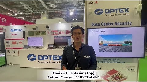 OPTEX exhibits data center security solution at Data Center World Asia 2023