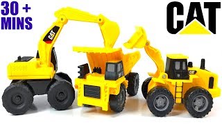 4x Take Apart Spielzeug Baufahrzeuge Spielfahrzeuge Bagger Bulldozer 