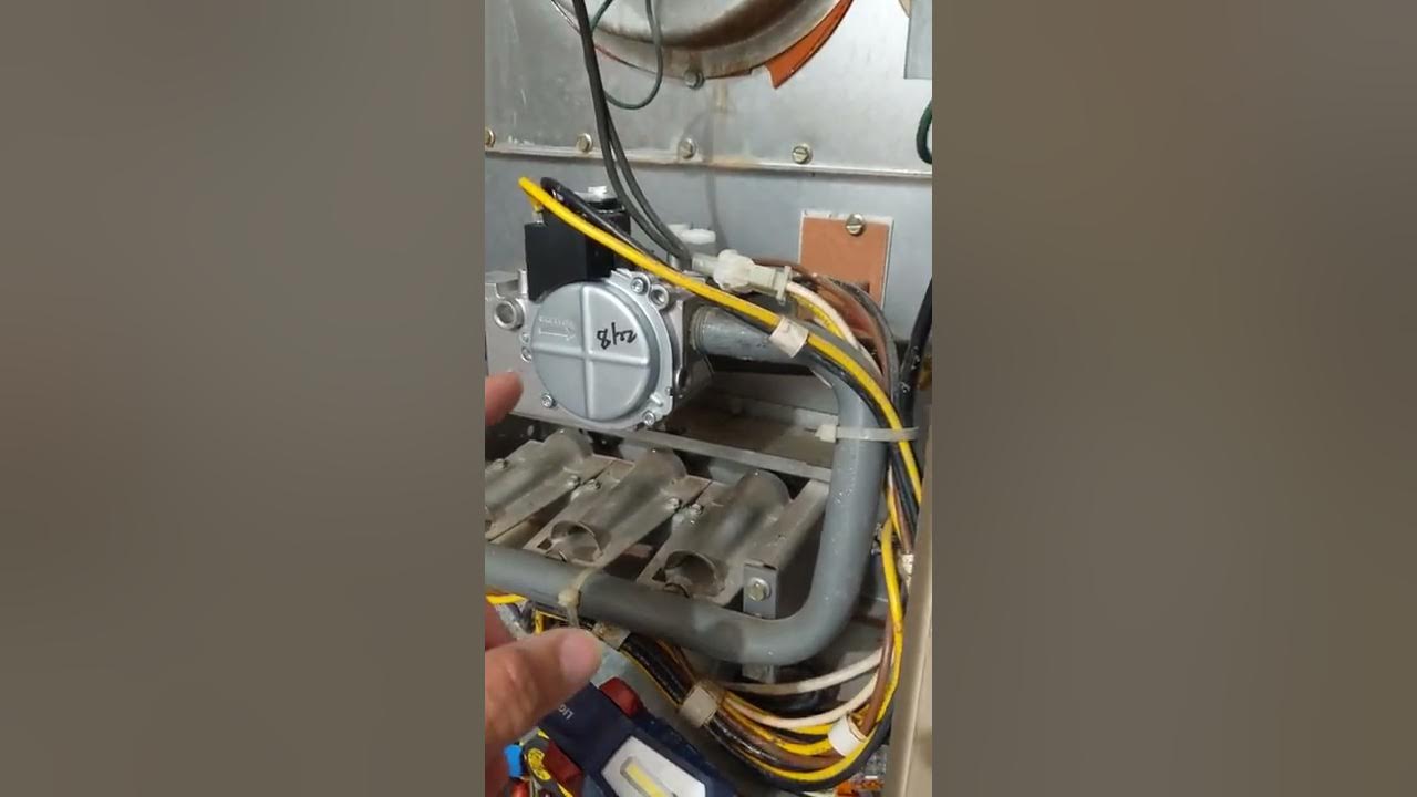 furnace gas valve not opening - YouTube