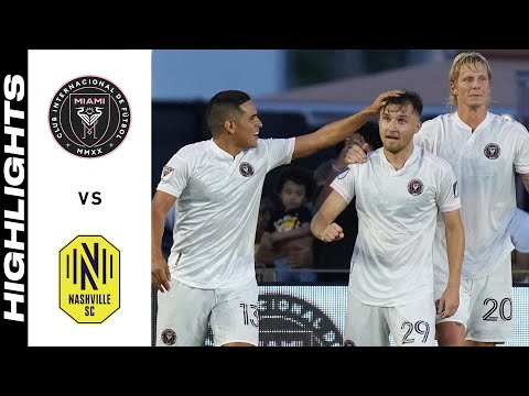 Inter Miami Nashville SC Goals And Highlights