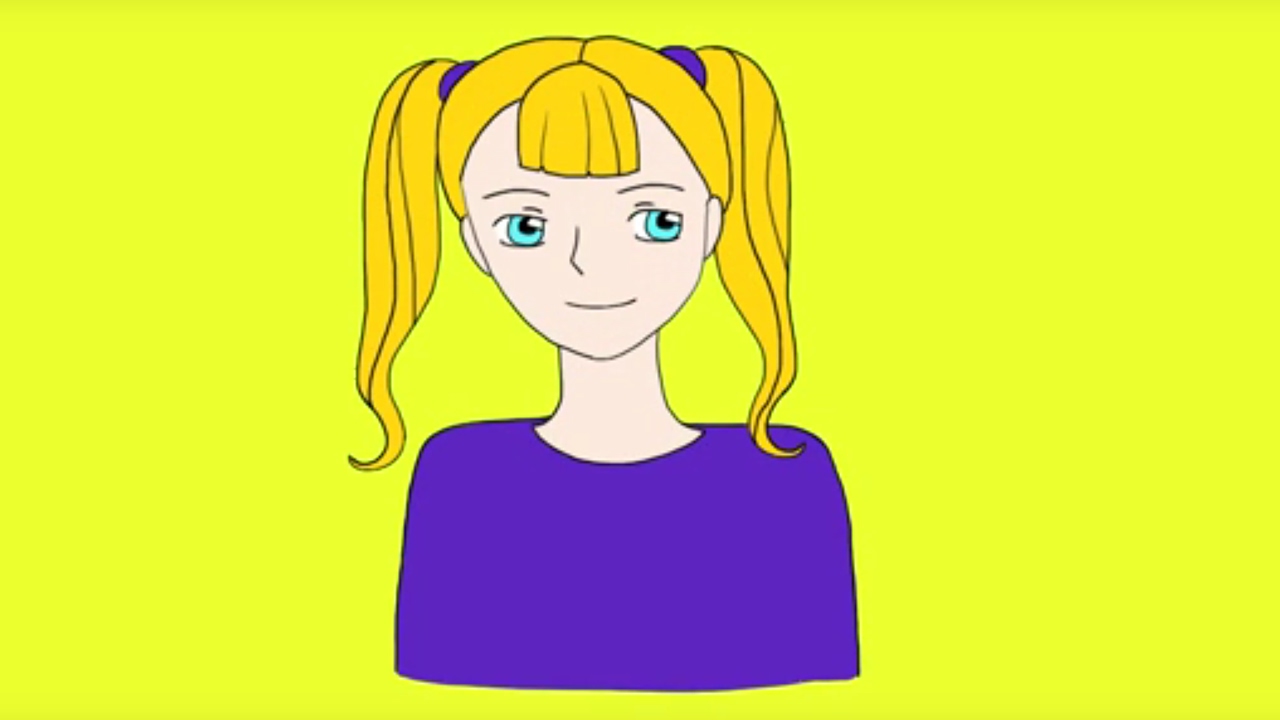 Apprendre à dessiner un visage manga fille - YouTube
