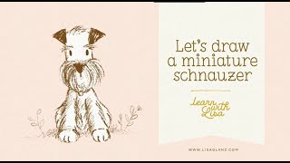 Let's make a Miniature Schnauzer portrait