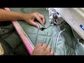 How to attach padded jacket's pocket