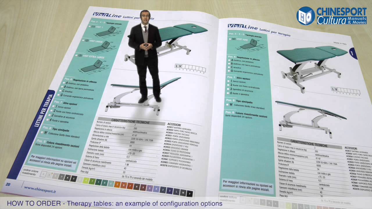Chinesport Therapy Tables How to order YouTube