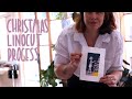 linocut reduction process - christmas edition | christmas studio vlog
