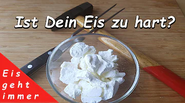 Was kommt ins Eis damit es cremig bleibt?