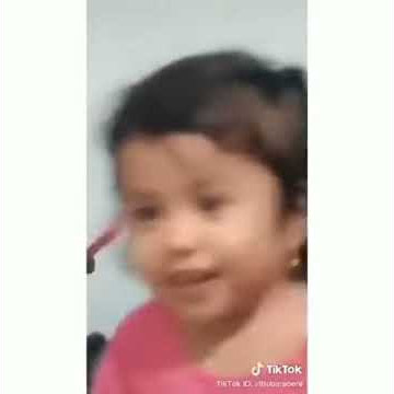 Bagaikan langit tiktok versi gadis kecil baju pink