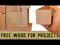 How I Get So Much Hardwood for Woodworking Projects for FREE!