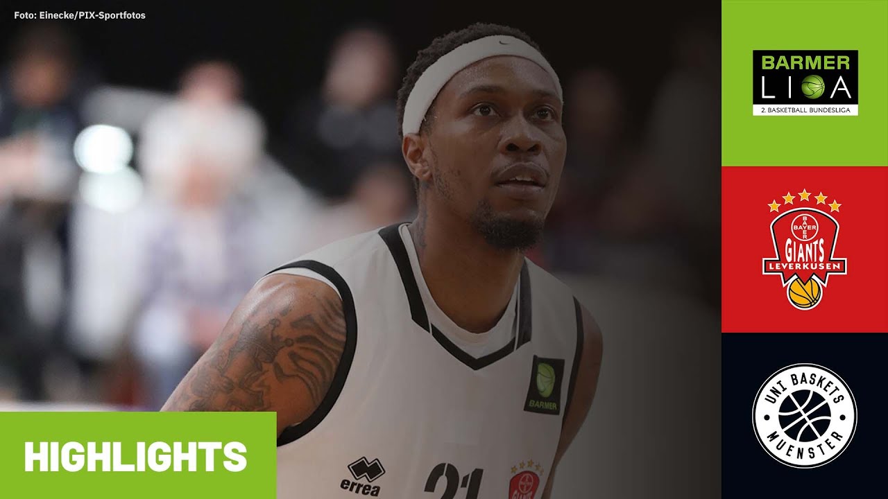 ProA: Bayer Giants Leverkusen vs. Uni Baskets Münster | Highlights