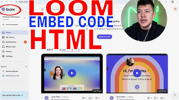 ✅  How To Find Loom Video HTML Embed Code 🔴