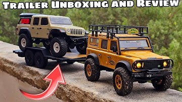 Axial SCX24 Flatbed Trailer Unboxing & Review – The Best RC Trailer? 🚛🔥 | RC Club Nepal 🇳🇵