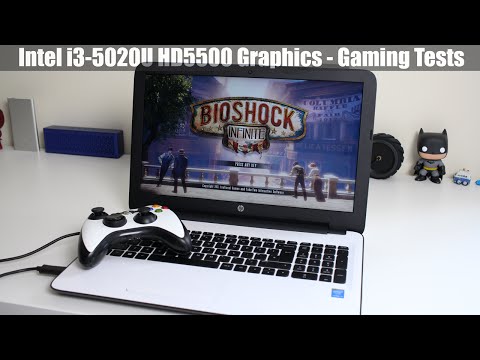 Intel i3 5020U HD5500 Graphics Gaming Test