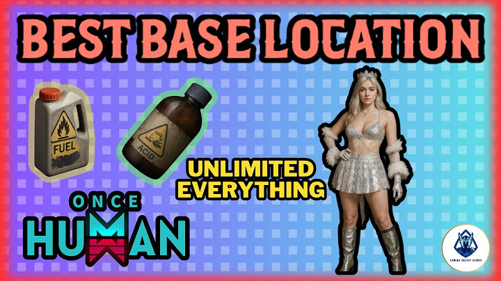 The PERFECT Base Spot in Once Human Revealed - Infinite Acid & Fuel