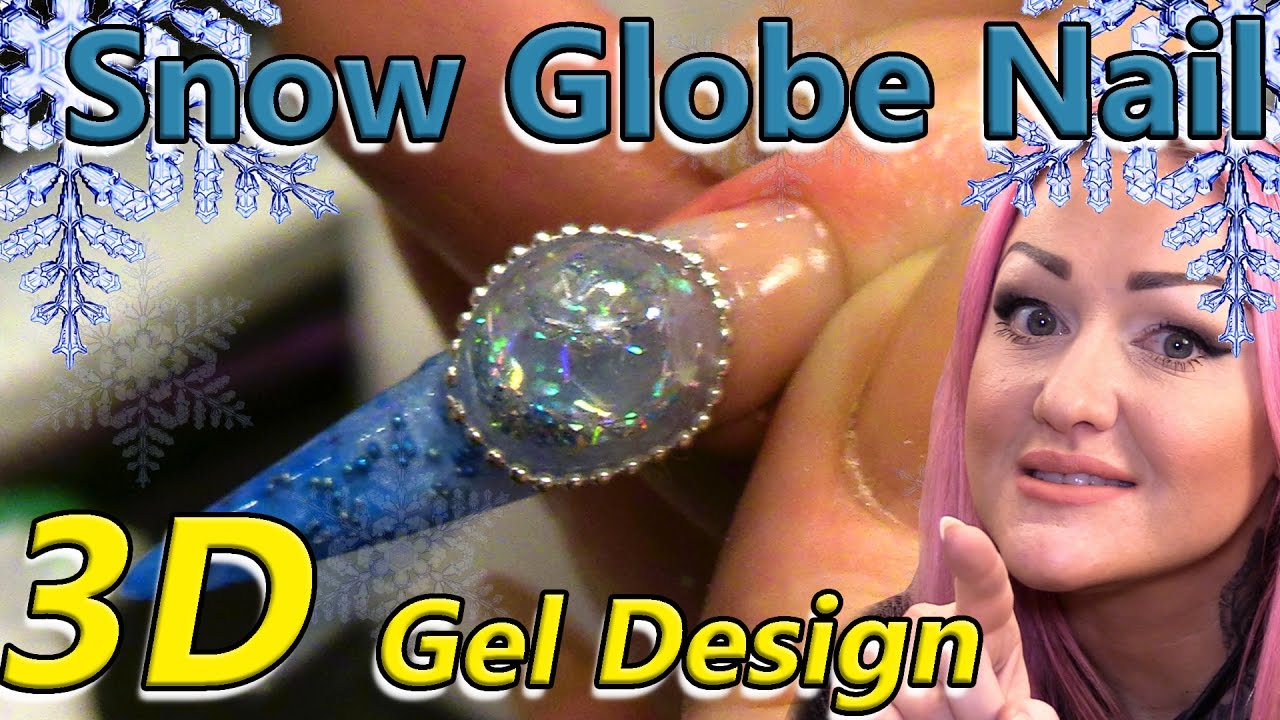 3. DIY Snow Globe Nail Art - wide 7