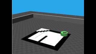 Using light sensors in NeuroSim to detect boundaries