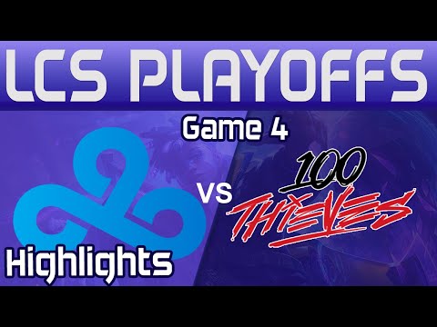 C9 vs 100 Highlights Game 4 | LCS Summer Playoffs 2024 | Cloud9 vs 100 Thieves