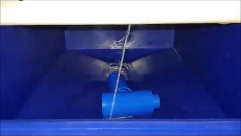 Water Inlet to Individual Crab Condo in a Vertical Crab Farm