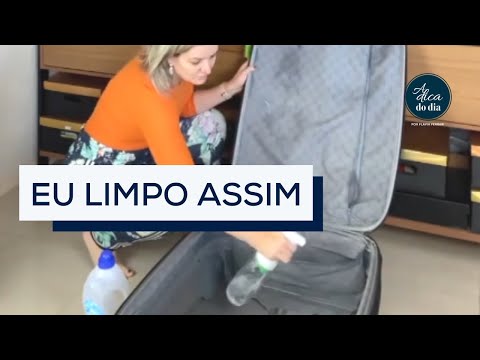 Vídeo: Como limpar uma mala (com fotos)