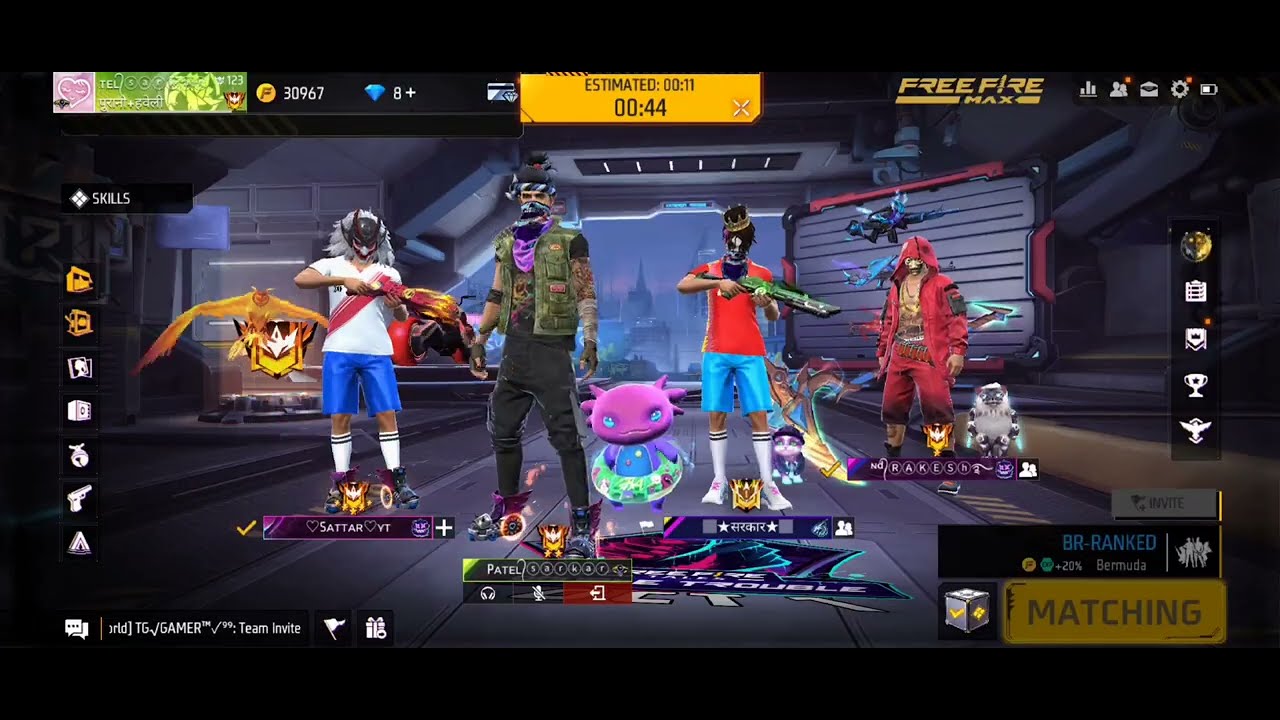 grand master player ke sath match start 