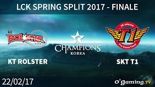 KT Rolster vs SKT T1 - LCK Spring Playoffs - Finale - League of Legends
