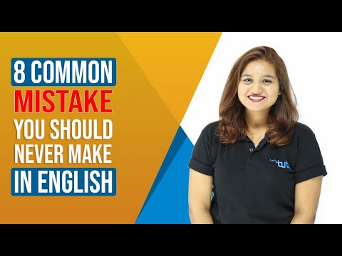 8 Common mistakes in English | Common Errors in English | English Masterji