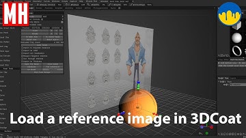 3DCoat series #18 : How to load a reference image in 3DCoat