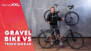 Gravel Bike vs. Trekkingbike: Was sind die Unterschiede & welches Bike passt besser zu mir?