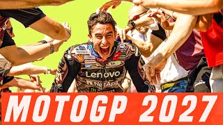 Download Lagu MARQUEZ JADI REBUTAN ⁉️ RAUNGAN RC213V 850CC MENGGELEGAR…REGULASI MOTOGP 2027 UNTUNGKAN JEPANG? MP3