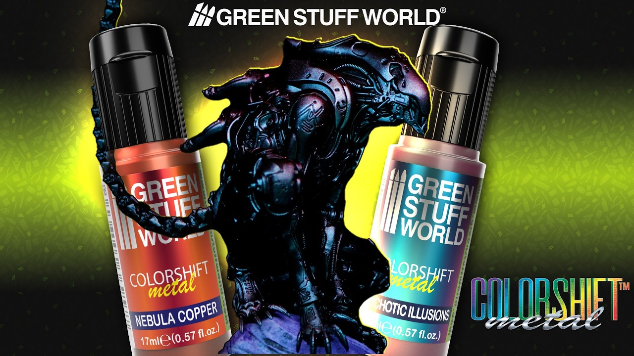 Эффект хамелеона с использованием металлических красок GSW Colorshift.