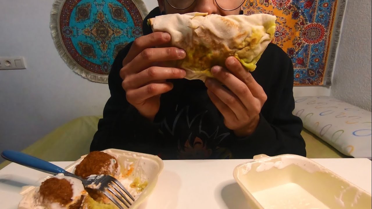 ASMR Comiendo Shawarma (SE TE HARÁ LA BOCA AGUA)