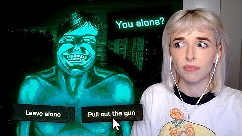 should i let this man inside my house? playing NO, I