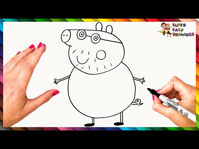 Como Desenhar a Peppa Pig - (How to Draw Peppa Pig) - SLAY DESENHOS #105 