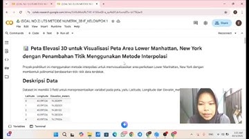 METODE NUMERIK : Analisis & Visualisasi Elevasi dengan Interpolasi Kubik (UTS)