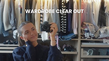 declutter my wardrobe with me!!!