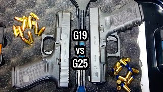 Trocar a G25 pela G19 vale a pena? Comparativo: geração 3 vs 5. Glock 9mm e 380acp, quanto custam?