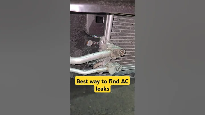 Best way to find AC leak #mechanic